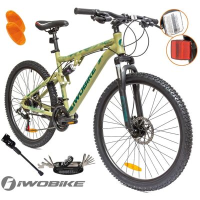 Inny producent Rower Górski Męski Damski 26' IWOBIKE Shimano ALU Full Amortyzacja 2025 Inny producent Rower Górski Męski Damski 26' IWOBIKE Shimano ALU Full Amortyzacja 2025