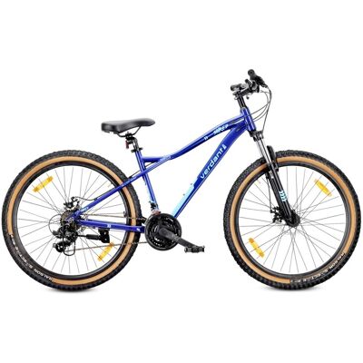 Sun Baby Rower Górski Mtb 27.5 Cala 21 Biegów Na Komunię Aluminium Lekki Amortyzator Hamulce Tarczowe Shimano Rama M 17 Cali Verdant Shred Niebieski Sun Baby Rower Górski Mtb 27.5 Cala 21 Biegów Na Komunię Aluminium Lekki Amortyzator Hamulce Tarczowe Shimano Rama M 17 Cali Verdant Shred Niebieski