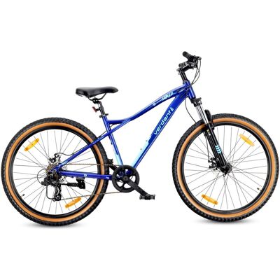 Sun Baby Rower Górski Mtb 27.5 Cala 7 Biegów Na Komunię Aluminium Lekki Amortyzator Hamulce Tarczowe Shimano Rama M 17 Cali Verdant Shred Niebieski Sun Baby Rower Górski Mtb 27.5 Cala 7 Biegów Na Komunię Aluminium Lekki Amortyzator Hamulce Tarczowe Shimano Rama M 17 Cali Verdant Shred Niebieski