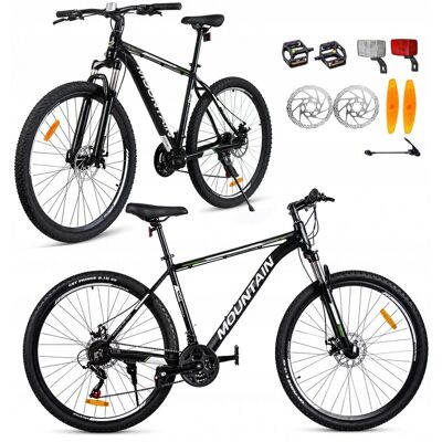 Velotrade ROWER GÓRSKI MTB 29 ALUMINIOWY HAMULCE TARCZOWE SHIMANO 170-195cm 21 BIEGÓW Velotrade ROWER GÓRSKI MTB 29 ALUMINIOWY HAMULCE TARCZOWE SHIMANO 170-195cm 21 BIEGÓW