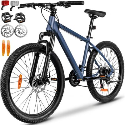MalTrack Rower Górski MTB Koła 26 Cali Rama 17 Cali 21 Biegów Amortyzator 2x Tarcze SPIN Blue MalTrack Rower Górski MTB Koła 26 Cali Rama 17 Cali 21 Biegów Amortyzator 2x Tarcze SPIN Blue