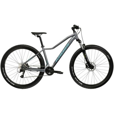 Rower górski MTB KROSS LEA 4.0 XS(14') 27,5 szary/turkusowy połysk Rower górski MTB KROSS LEA 4.0 XS(14') 27,5 szary/turkusowy połysk
