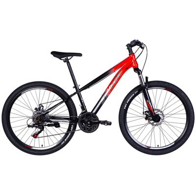 DaviBikes Rower górski MTB Mars 26', 145–170 cm, 21 biegów, czarny/czerwony DaviBikes Rower górski MTB Mars 26', 145–170 cm, 21 biegów, czarny/czerwony