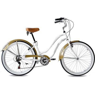 Inny producent Rower Miejski Damski 26 Beach Cruiser Odblaski Dzwonek Stopka Retro Revo Inny producent Rower Miejski Damski 26 Beach Cruiser Odblaski Dzwonek Stopka Retro Revo