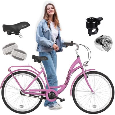 Inny producent Rower Ravio Bikes Raya 3B 28 R17 M Da 2022 róż mat Inny producent Rower Ravio Bikes Raya 3B 28 R17 M Da 2022 róż mat