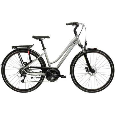 Rower Trekkingowy Damski Kross Trans 3.0 D M(17') 28 Srebrny/gołębi Połysk Rower Trekkingowy Damski Kross Trans 3.0 D M(17') 28 Srebrny/gołębi Połysk