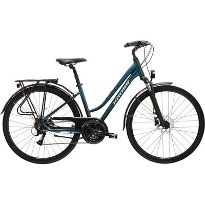 Rower trekkingowy damski Kross Trans 4.0 D 28 M(17') turkusowy/szary Rower trekkingowy damski Kross Trans 4.0 D 28 M(17') turkusowy/szary