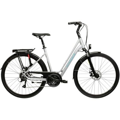 Rower trekkingowy KROSS SENTIO 3.0 XS(16') 28 srebrny/ stalowy połysk Rower trekkingowy KROSS SENTIO 3.0 XS(16') 28 srebrny/ stalowy połysk
