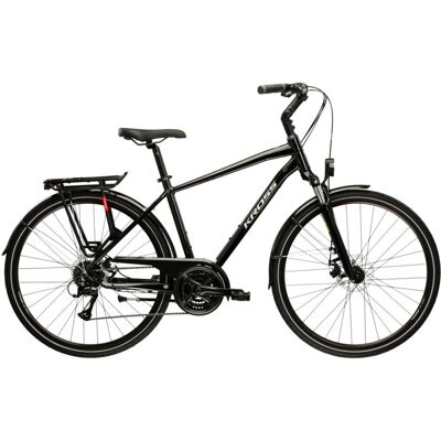 Rower trekkingowy KROSS TRANS 3.0 M 28 L(21') czarny/szary połysk Rower trekkingowy KROSS TRANS 3.0 M 28 L(21') czarny/szary połysk