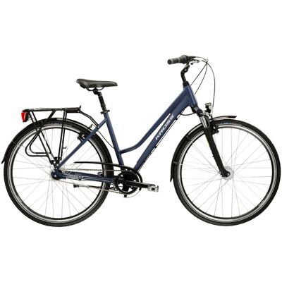 Rower trekkingowy KROSS TRANS 6.0 D L(19') 28 granatowo-srebrny mat – amortyzacja, 7 biegów Rower trekkingowy KROSS TRANS 6.0 D L(19') 28 granatowo-srebrny mat – amortyzacja, 7 biegów