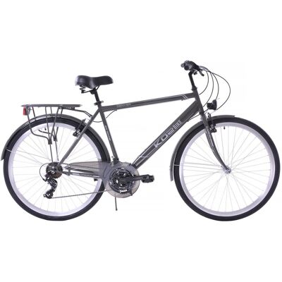 Rower trekkingowy męski 28 Kozbike DENVER (21') grafitowy 21-speed Rower trekkingowy męski 28 Kozbike DENVER (21') grafitowy 21-speed