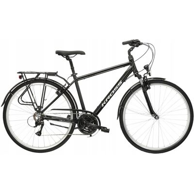 Rower trekkingowy męski Kross Explorer 2.0 M 28 L(21') czarny/srebrny Rower trekkingowy męski Kross Explorer 2.0 M 28 L(21') czarny/srebrny