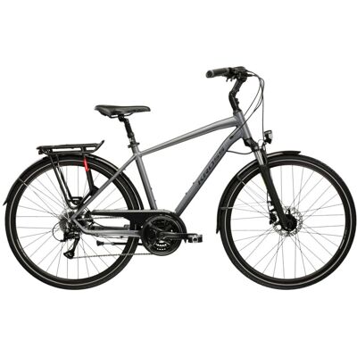 Rower trekkingowy męski KROSS TRANS 4.0 L(21') 28 szary/czarny matowy Rower trekkingowy męski KROSS TRANS 4.0 L(21') 28 szary/czarny matowy