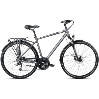 Rower Trekkingowy Męski Romet Wagant 4 28 L(21') Grafitowy/biały Rower Trekkingowy Męski Romet Wagant 4 28 L(21') Grafitowy/biały