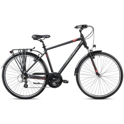 Rower trekkingowy ROMET WAGANT 1 2024 czarno-czerwony, 21, 28, nd., mężczyzna Rower trekkingowy ROMET WAGANT 1 2024 czarno-czerwony, 21, 28, nd., mężczyzna