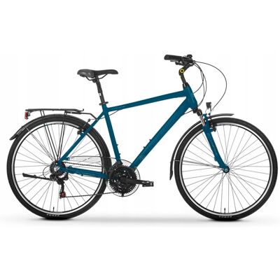 Rower Trekkingowy Tabou Kinetic 1.0 Rama 21 Shimano 3x7 Navy/blue Rower Trekkingowy Tabou Kinetic 1.0 Rama 21 Shimano 3x7 Navy/blue