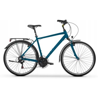 Rower Trekkingowy Tabou Kinetic 1.0 Rama 23 Shimano 3x7 Navy/blue Rower Trekkingowy Tabou Kinetic 1.0 Rama 23 Shimano 3x7 Navy/blue