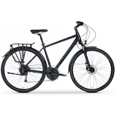 Rower Trekkingowy Tabou Kinetic 5.0 Rama 23 Alivio 3x9 Dynamo Black/blue Rower Trekkingowy Tabou Kinetic 5.0 Rama 23 Alivio 3x9 Dynamo Black/blue