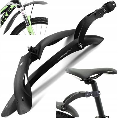 Inny producent Simpla Hammer 1 błotniki 24 26 27,5 28 29 rowerowe MTB rower górski zestaw Inny producent Simpla Hammer 1 błotniki 24 26 27,5 28 29 rowerowe MTB rower górski zestaw