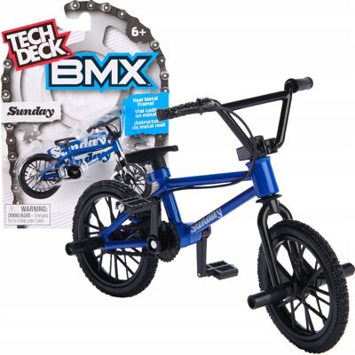 Spin Master Tech Deck Fingerbike Zestaw Bmx Rower Na Palce Sunday Granatowy + Naklejki Spin Master Tech Deck Fingerbike Zestaw Bmx Rower Na Palce Sunday Granatowy + Naklejki