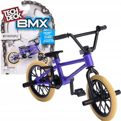 Spin Master Tech Deck Fingerbike Zestaw Bmx Rower Na Palce Wethepeople Fiolet+naklejki Spin Master Tech Deck Fingerbike Zestaw Bmx Rower Na Palce Wethepeople Fiolet+naklejki