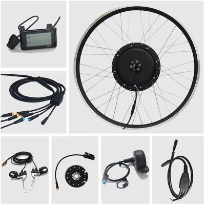 Saili Motor Zestaw do konwersji roweru na elektryczny 1000W 48V 26' Saili Motor Zestaw do konwersji roweru na elektryczny 1000W 48V 26'