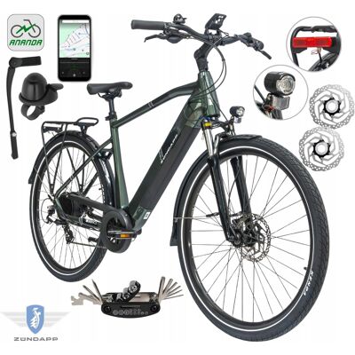 ZUNDAPP Rower Elektryczny Męski Trekkingowy 28' Shimano Hydraulika 250 W Lcd 2025 ZUNDAPP Rower Elektryczny Męski Trekkingowy 28' Shimano Hydraulika 250 W Lcd 2025