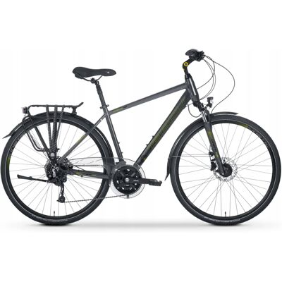 Rower Trekkingowy Tabou Kinetic 4.0 Rama 23 Alivio 2x9 Hydraulika Gray/lime Rower Trekkingowy Tabou Kinetic 4.0 Rama 23 Alivio 2x9 Hydraulika Gray/lime