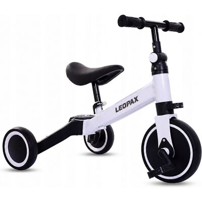 Inny producent Rowerek Rower Leopax Biegowy Trójkołowy 3w1 Z Pedałami + Prowadnik + Lampka Inny producent Rowerek Rower Leopax Biegowy Trójkołowy 3w1 Z Pedałami + Prowadnik + Lampka