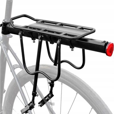 Bagażnik Rowerowy Uniwersalny Na Rower Aluminiowy Odblask Tylny 50kg Vayox Bagażnik Rowerowy Uniwersalny Na Rower Aluminiowy Odblask Tylny 50kg Vayox