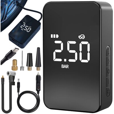 Bezprzewodowa pompka elektryczna (kompresor) 6000 mAh Heckermann® L3020 Bezprzewodowa pompka elektryczna (kompresor) 6000 mAh Heckermann® L3020