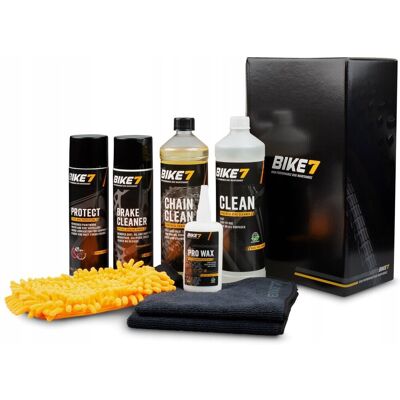 Bike7 BIKE 7 PROFESJONALNY ZESTAW DETAILINGOWY DO ROWERU CAREPACK WAX PRO PREZENT Bike7 BIKE 7 PROFESJONALNY ZESTAW DETAILINGOWY DO ROWERU CAREPACK WAX PRO PREZENT