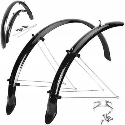 VERSO Błotniki Do Roweru Z Chlapaczem Zestaw Przód Tył Orion Winylowe 26 X 53 Mm VERSO Błotniki Do Roweru Z Chlapaczem Zestaw Przód Tył Orion Winylowe 26 X 53 Mm