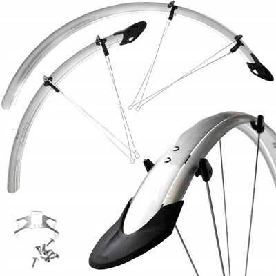 VERSO Błotniki Rowerowe Z Chlapaczem Do Roweru Komplet Przód Tył Orion 28 X 41 Mm VERSO Błotniki Rowerowe Z Chlapaczem Do Roweru Komplet Przód Tył Orion 28 X 41 Mm