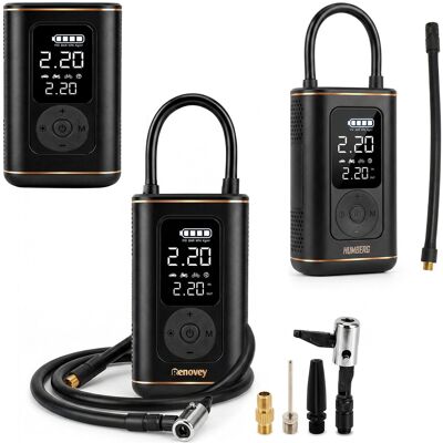 COIL Kompresor samochodowy pompka rowerowa elektryczna przenośna 10 bar + latarka COIL Kompresor samochodowy pompka rowerowa elektryczna przenośna 10 bar + latarka