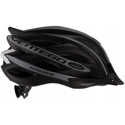 Kross Czarny Kask Rowerowy Ventego Rozmiar L Kross Czarny Kask Rowerowy Ventego Rozmiar L
