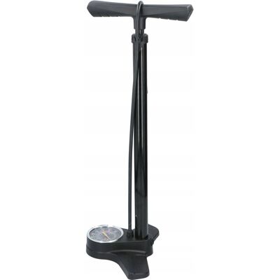 Dunlop Pompka Rowerowa 12 Bar Z Manometrem Dolnym + Odblask Dunlop Pompka Rowerowa 12 Bar Z Manometrem Dolnym + Odblask