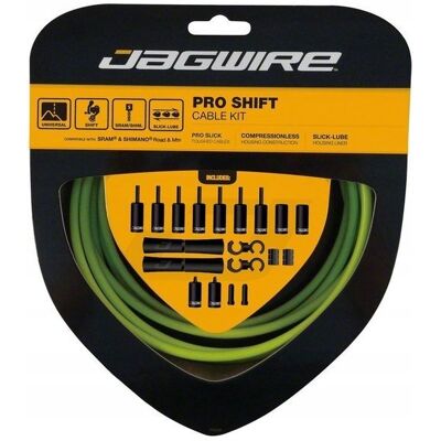 Jagwire Zestaw Przerzutkowy Pro Shift Zielony Jagwire Zestaw Przerzutkowy Pro Shift Zielony