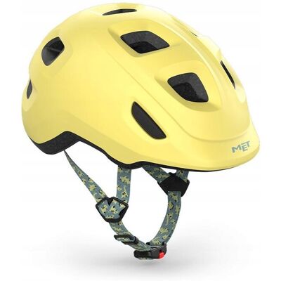 Kask Dziecięcy Met Hooray Xs 46-52 Cm Żółty Kask Dziecięcy Met Hooray Xs 46-52 Cm Żółty