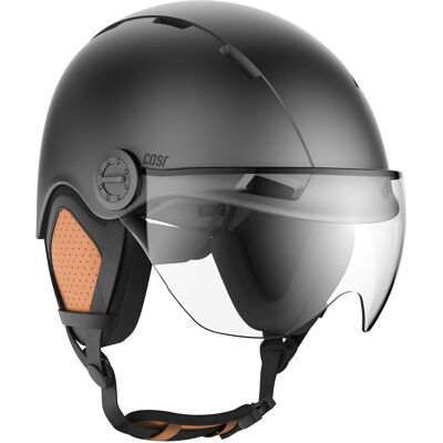 nieznany producent Kask ochronny rowerowy z wizjerem Kask Casr Style Rozmiar L58-61cm Szary nieznany producent Kask ochronny rowerowy z wizjerem Kask Casr Style Rozmiar L58-61cm Szary
