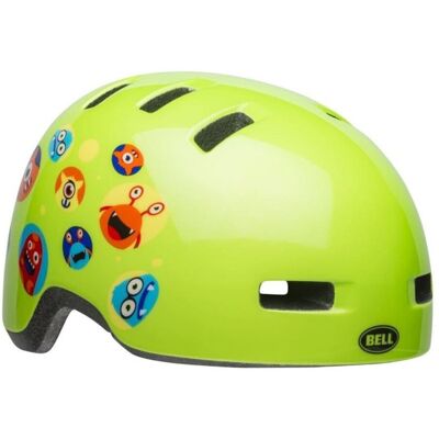 Kask rowerowy Bell Lil Ripper dziecięcy orzeszek BMX niebieski z rybkami Kask rowerowy Bell Lil Ripper dziecięcy orzeszek BMX niebieski z rybkami