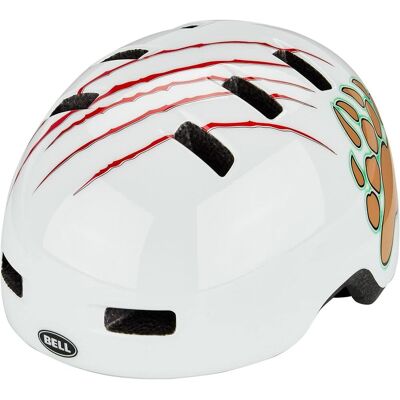 Kask rowerowy Bell Lil Ripper Gryzzly dziecięcy orzeszek BMX biały Kask rowerowy Bell Lil Ripper Gryzzly dziecięcy orzeszek BMX biały