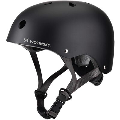 Kask Rowerowy Bmx/hulajnoga Wozinsky Lekki M - Czarny Kask Rowerowy Bmx/hulajnoga Wozinsky Lekki M - Czarny