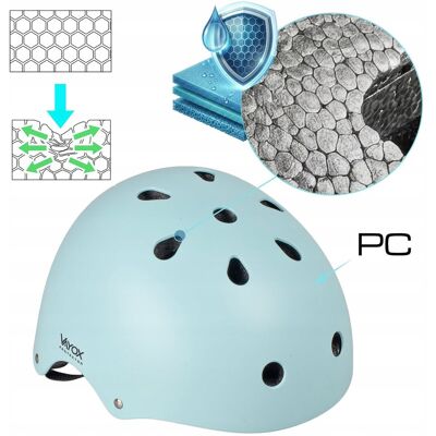 Kask Rowerowy Dziecięcy Regulowany Na Hulajnoge Rolki Lekki Zielony S Vayox Kask Rowerowy Dziecięcy Regulowany Na Hulajnoge Rolki Lekki Zielony S Vayox
