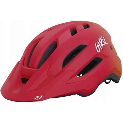 Kask Rowerowy Juniorski Giro Fixture Ii Matte Red Fade - Uniwersalny Mtb Kask Rowerowy Juniorski Giro Fixture Ii Matte Red Fade - Uniwersalny Mtb