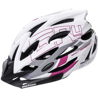 Kask Rowerowy Meteor Gruver L 58-61 Cm Biały/szary Kask Rowerowy Meteor Gruver L 58-61 Cm Biały/szary