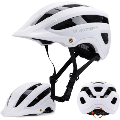Kask Rowerowy Mtb Wozinsky Lekki L - Czarno-Biały Kask Rowerowy Mtb Wozinsky Lekki L - Czarno-Biały