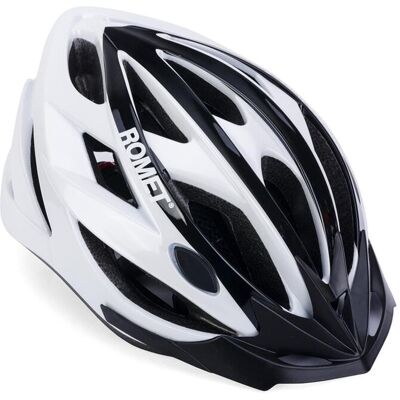 Kask Rowerowy Romet 103 Czarno Szary Z Daszkiem L (56-61) Kask Rowerowy Romet 103 Czarno Szary Z Daszkiem L (56-61)