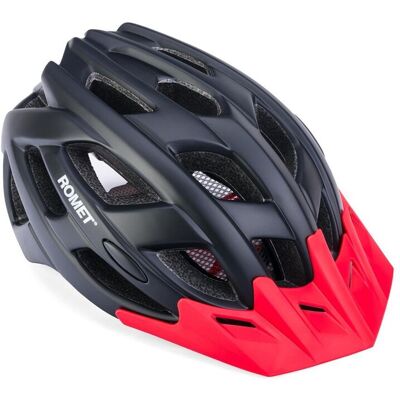 Kask Rowerowy Romet Model 405 Czarny Z Daszkiem. Roz. L/xl In-Mold Box Romet Kask Rowerowy Romet Model 405 Czarny Z Daszkiem. Roz. L/xl In-Mold Box Romet