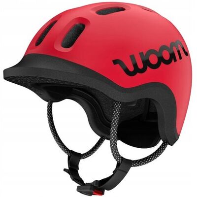 Kask dla dzieci Woom Ready - czerwony woom - kask rowerowy dla dzieci Kask dla dzieci Woom Ready - czerwony woom - kask rowerowy dla dzieci